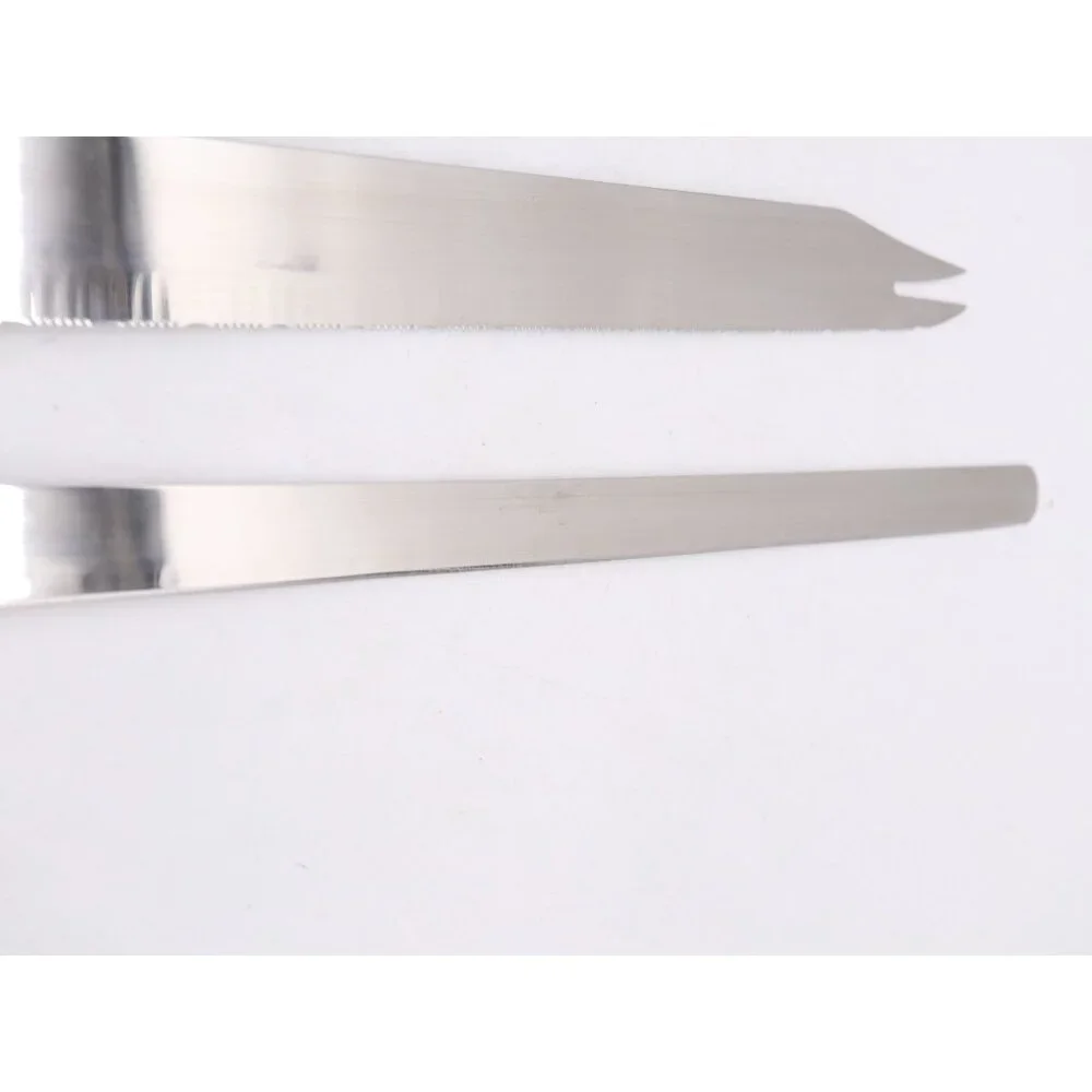 4 Ronco Six Star‎ Carving Knives - 2 Carving 6 Saw 12 Carving Fork SS Full Tang